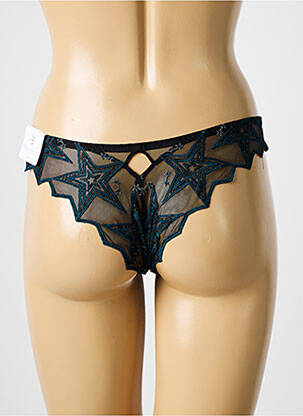 Culotte effet matière satinée noir LOUISA BRACQ femme