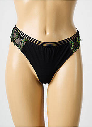 Culotte effet matière satinée noir LOUISA BRACQ femme