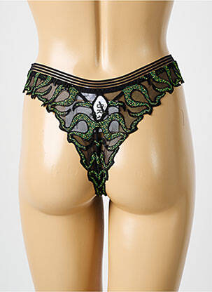 Culotte effet matière satinée noir LOUISA BRACQ femme