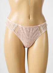 Tanga rose LOUISA BRACQ pour femme seconde vue