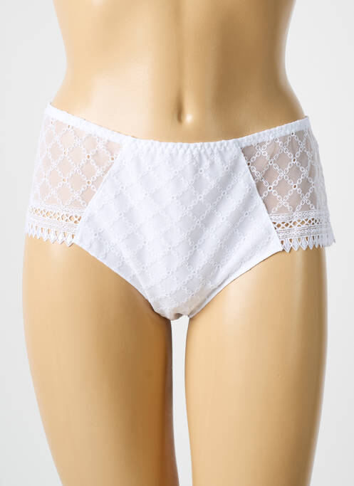 Shorty blanc LOUISA BRACQ pour femme