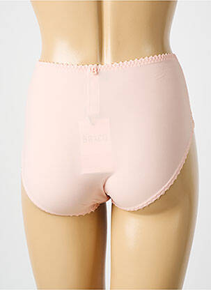 Culotte haute stretch rose LOUISA BRACQ femme