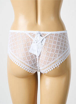 Shorty broderie blanc LOUISA BRACQ femme