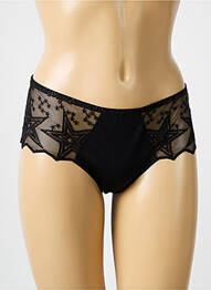 Shorty broderie noir LOUISA BRACQ femme