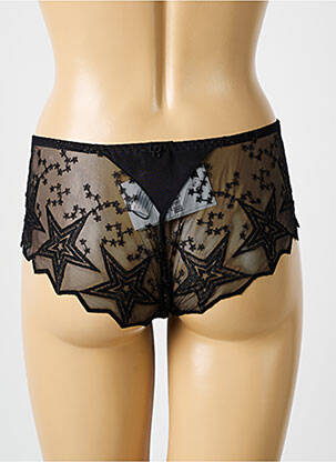 Shorty broderie noir LOUISA BRACQ femme