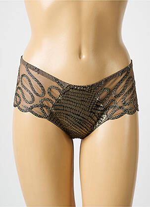 Shorty légère et transparente vert LOUISA BRACQ femme