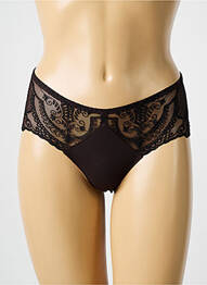 Shorty broderie marron LOUISA BRACQ femme