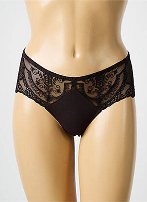 Shorty légère et transparente marron LOUISA BRACQ femme