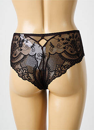 Shorty légère et transparente marron LOUISA BRACQ femme
