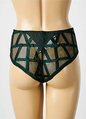 Shorty stretch vert LOUISA BRACQ femme