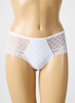 Shorty stretch blanc LOUISA BRACQ femme