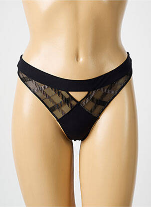 String stretch noir LOUISA BRACQ femme