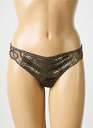 String tissage satiné vert LOUISA BRACQ femme