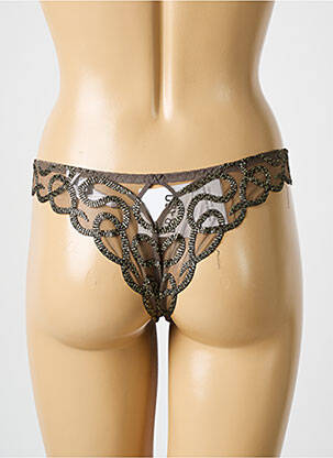 String tissage satiné vert LOUISA BRACQ femme