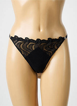 String stretch noir LOUISA BRACQ femme