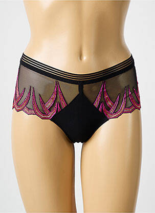Shorty noir LOUISA BRACQ pour femme
