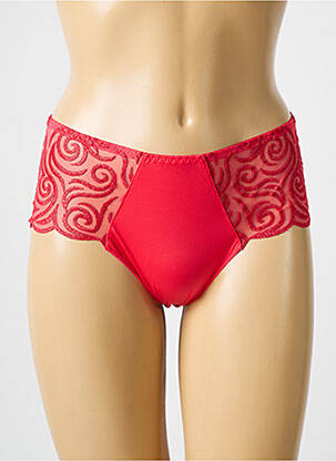Shorty rouge LOUISA BRACQ pour femme