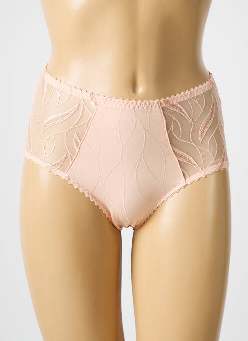 Culotte haute stretch rose LOUISA BRACQ femme