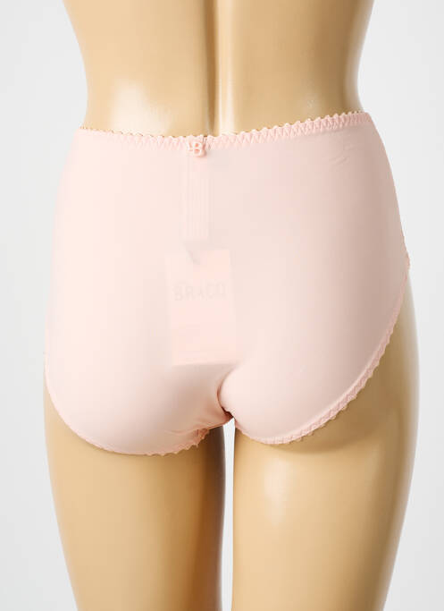 Culotte haute stretch rose LOUISA BRACQ femme