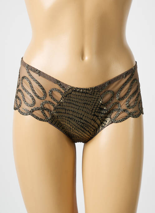 Shorty légère et transparente vert LOUISA BRACQ femme