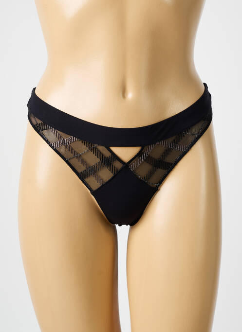 String stretch noir LOUISA BRACQ femme
