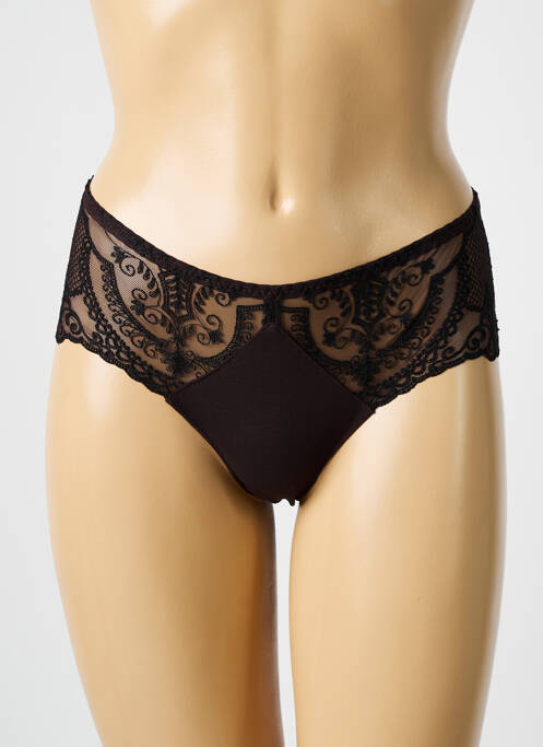 Shorty marron LOUISA BRACQ pour femme