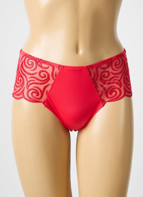 Shorty rouge LOUISA BRACQ pour femme