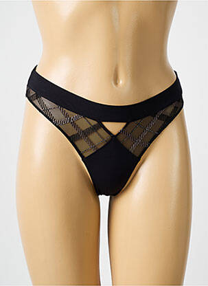 Culotte stretch noir LOUISA BRACQ femme