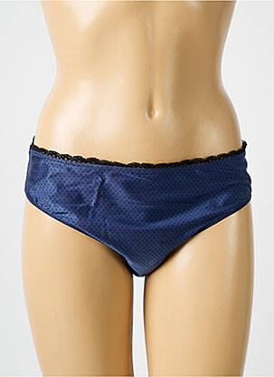 Culotte tissage satiné bleu ANTIGEL femme