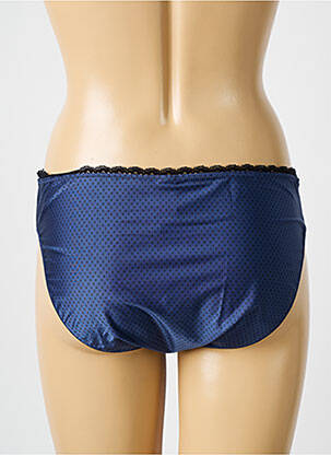 Culotte tissage satiné bleu ANTIGEL femme