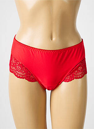 Culotte stretch rouge LINGERIE STORY femme