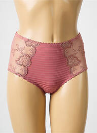 Culotte haute stretch rose LOUISA BRACQ femme