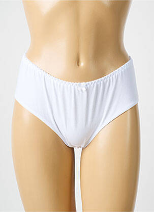 Culotte stretch blanc LINGERIE STORY femme