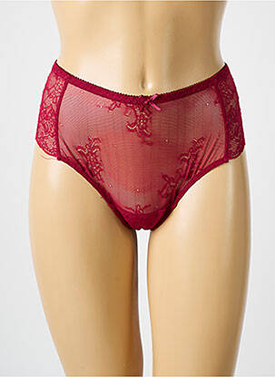 Culotte tissage dentelle violet LINGERIE STORY femme