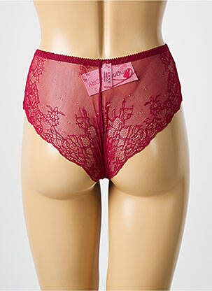Culotte tissage dentelle violet LINGERIE STORY femme