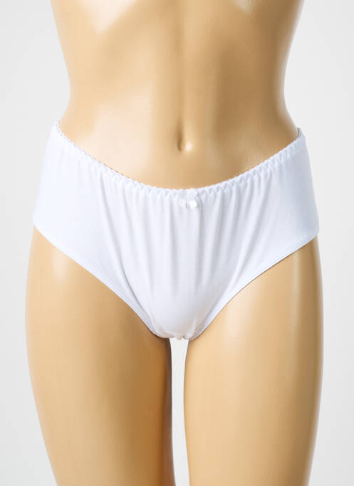 Culotte stretch blanc LINGERIE STORY femme