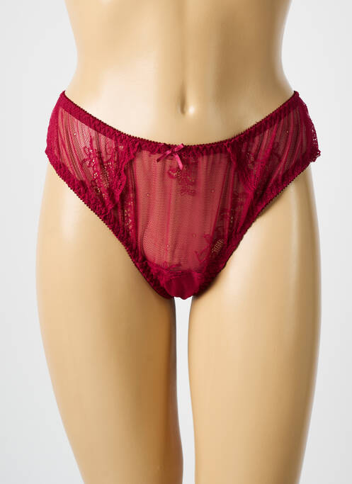 Tanga stretch violet LINGERIE STORY femme