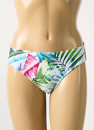 Bas de maillot de bain imprimé fantaisie culotte blanc FANTASIE femme