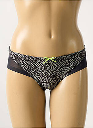Culotte effet matière satinée gris PRIMADONNA femme
