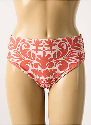 Bas de maillot de bain orange BIKINIS STORY pour femme