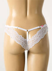 Tanga blanc LINGERIE STORY pour femme seconde vue