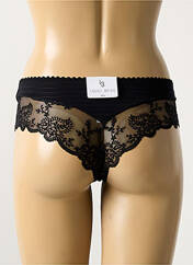 Tanga noir LOUISA BRACQ pour femme seconde vue