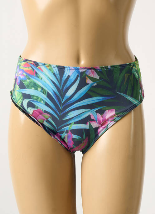 Bas de maillot de bain imprimé fantaisie culotte bleu BIKINIS STORY femme