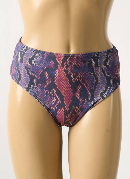Bas de maillot de bain imprimé fantaisie culotte violet BIKINIS STORY femme