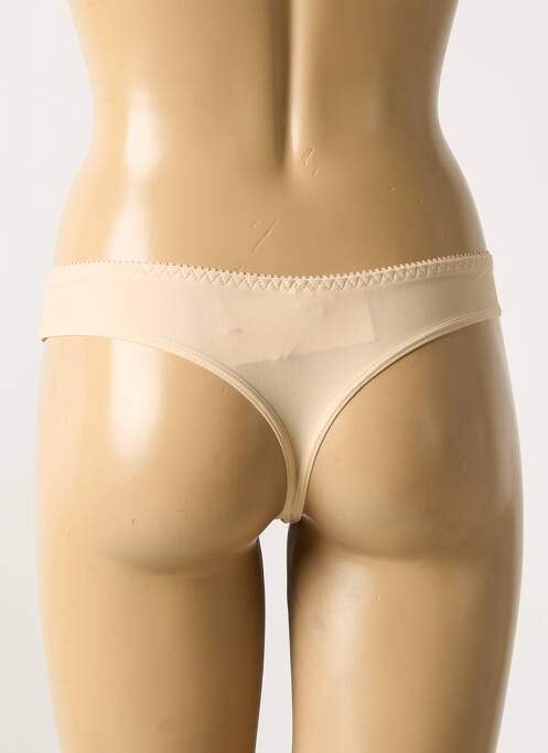 String string beige LINGERIE STORY femme