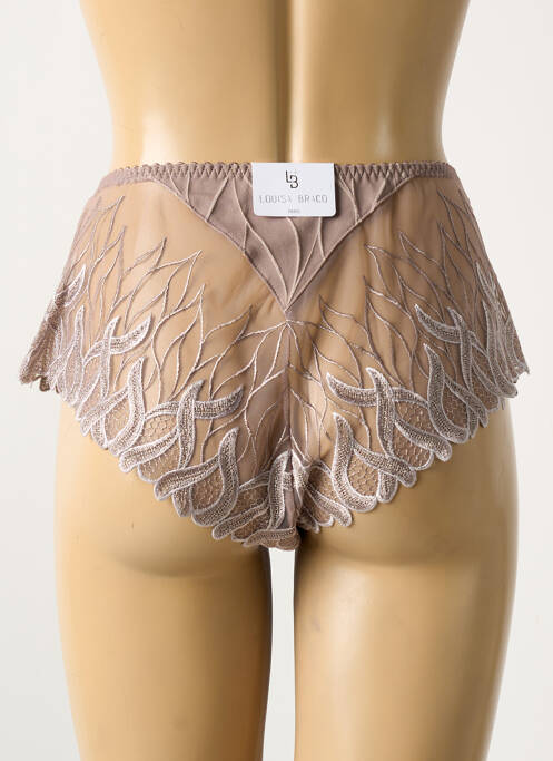 Culotte haute beige LOUISA BRACQ femme