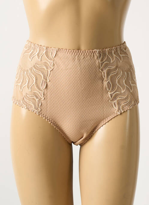 Culotte haute beige LOUISA BRACQ pour femme