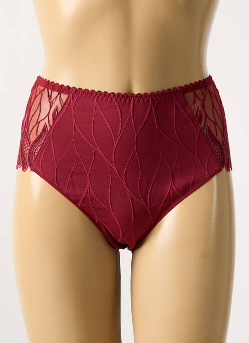 Culotte haute rouge LOUISA BRACQ pour femme