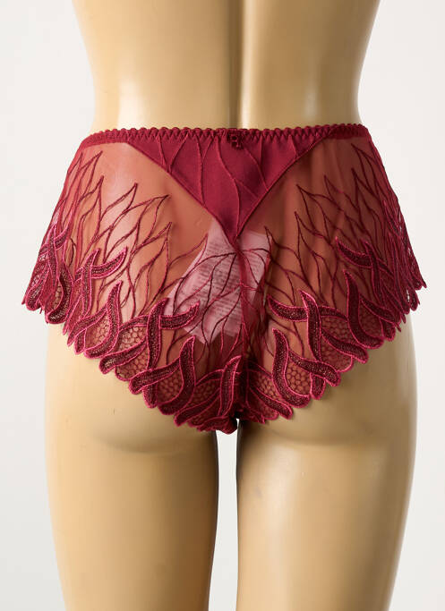 Culotte haute rouge LOUISA BRACQ femme