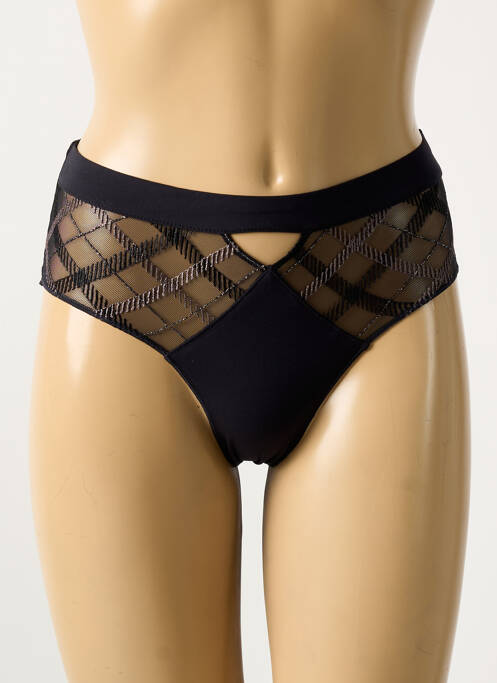 Shorty noir LOUISA BRACQ pour femme